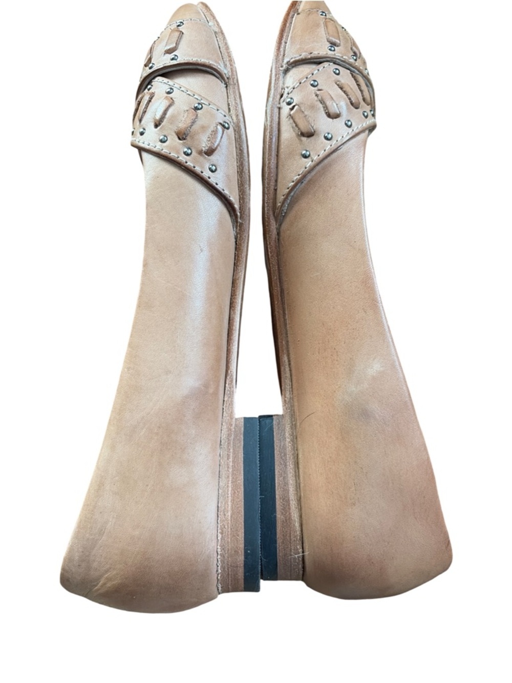 Freebird Brynn Studded Leather Ballet Flats - Picture 5 of 9